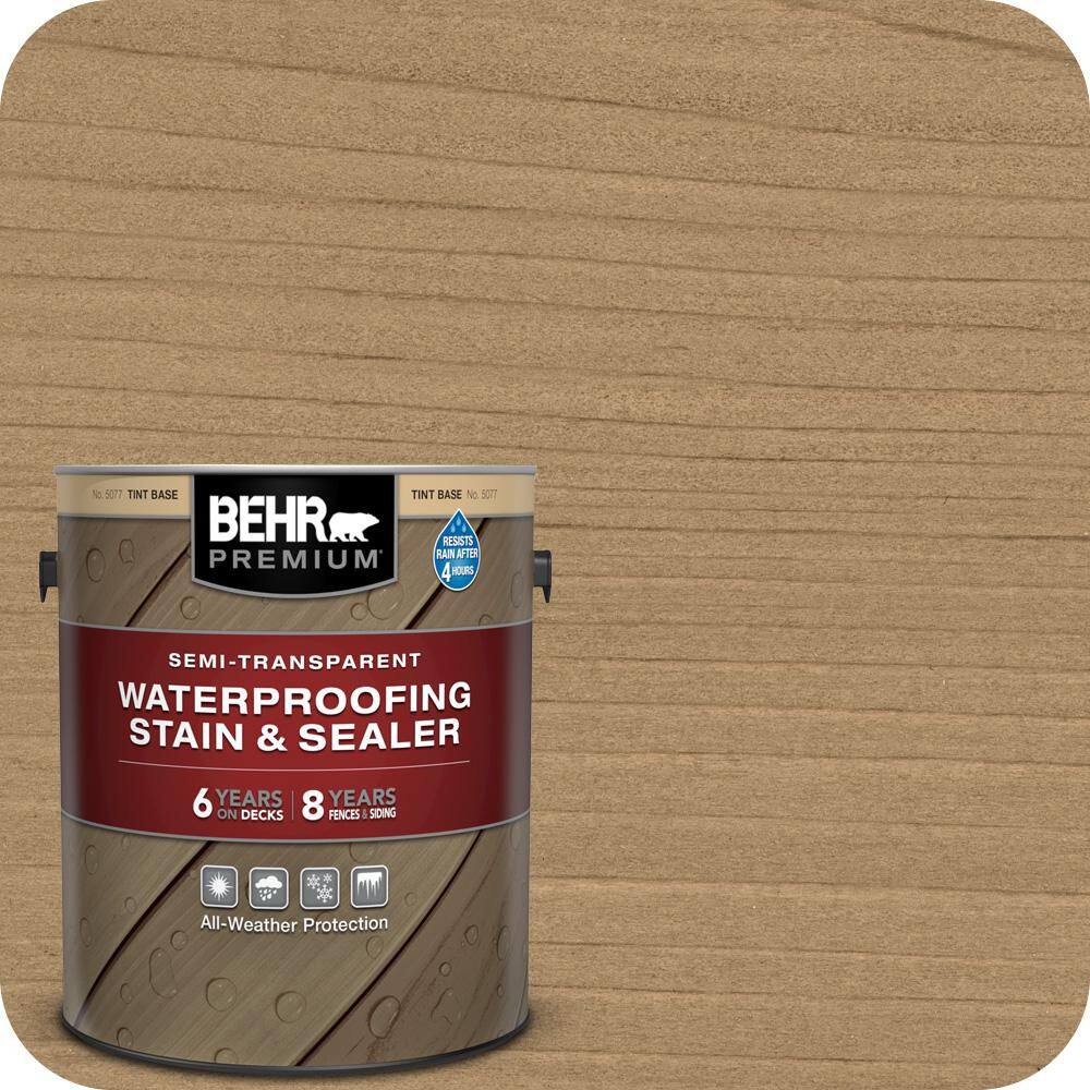1 gal. #ST-127 Beach Beige Semi-Transparent Waterproofing Exterior Wood Stain and Sealer price history on PriceWatchPro