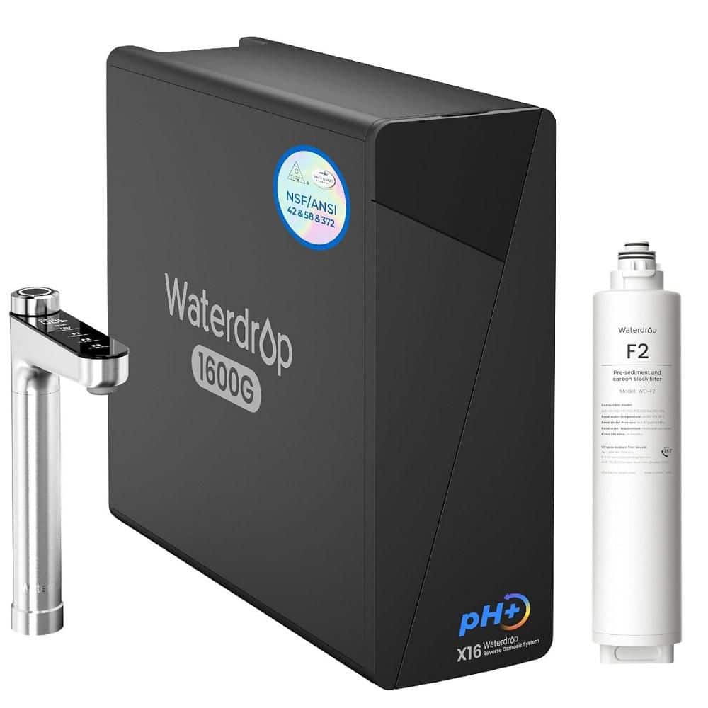 X16-Alkaline RO Water Filter, NSF/ANSI Certified, 1600 GPD RO System, 11-Stage Filtration, UnderSink, 3:1 Pure to Drain price history on PriceWatchPro
