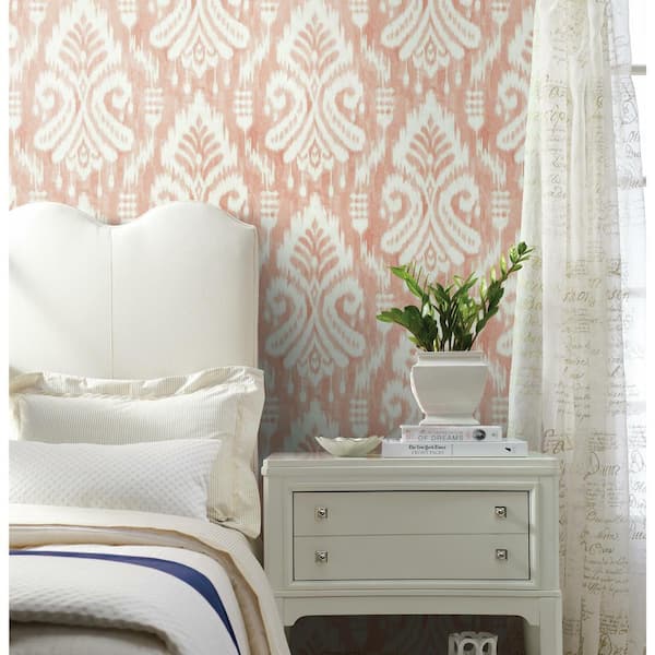 York Wallcoverings 60.75 sq. ft. Hawthorne Ikat Wallpaper