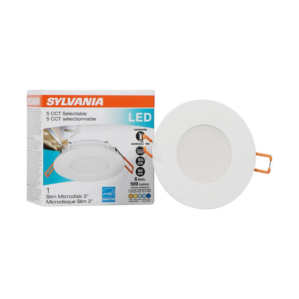 White Round Dimmable LED Recessed Ceiling Light