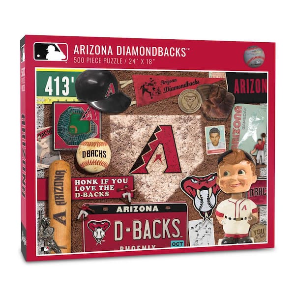 YouTheFan MLB Arizona Diamond Backs Retro Series Puzzle (500-Pieces)