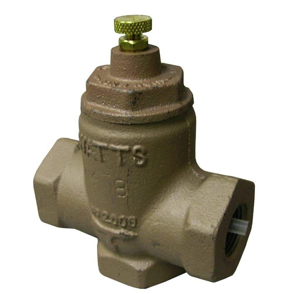 Watts 3/4 in. Cast-Brass FPT x FPT Hydronic 2-Way Flow Check Valve -  0950681