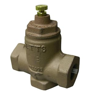 3/4 in. Cast-Brass FPT x FPT Hydronic 2-Way Flow Check Valve