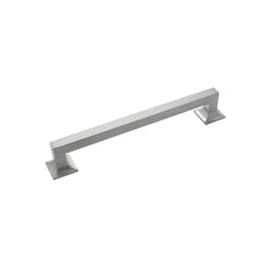 Studio Collection 7-9/16 in. (192 mm) Center-to-Center Satin Nickel Cabinet Door and Drawer Pull
