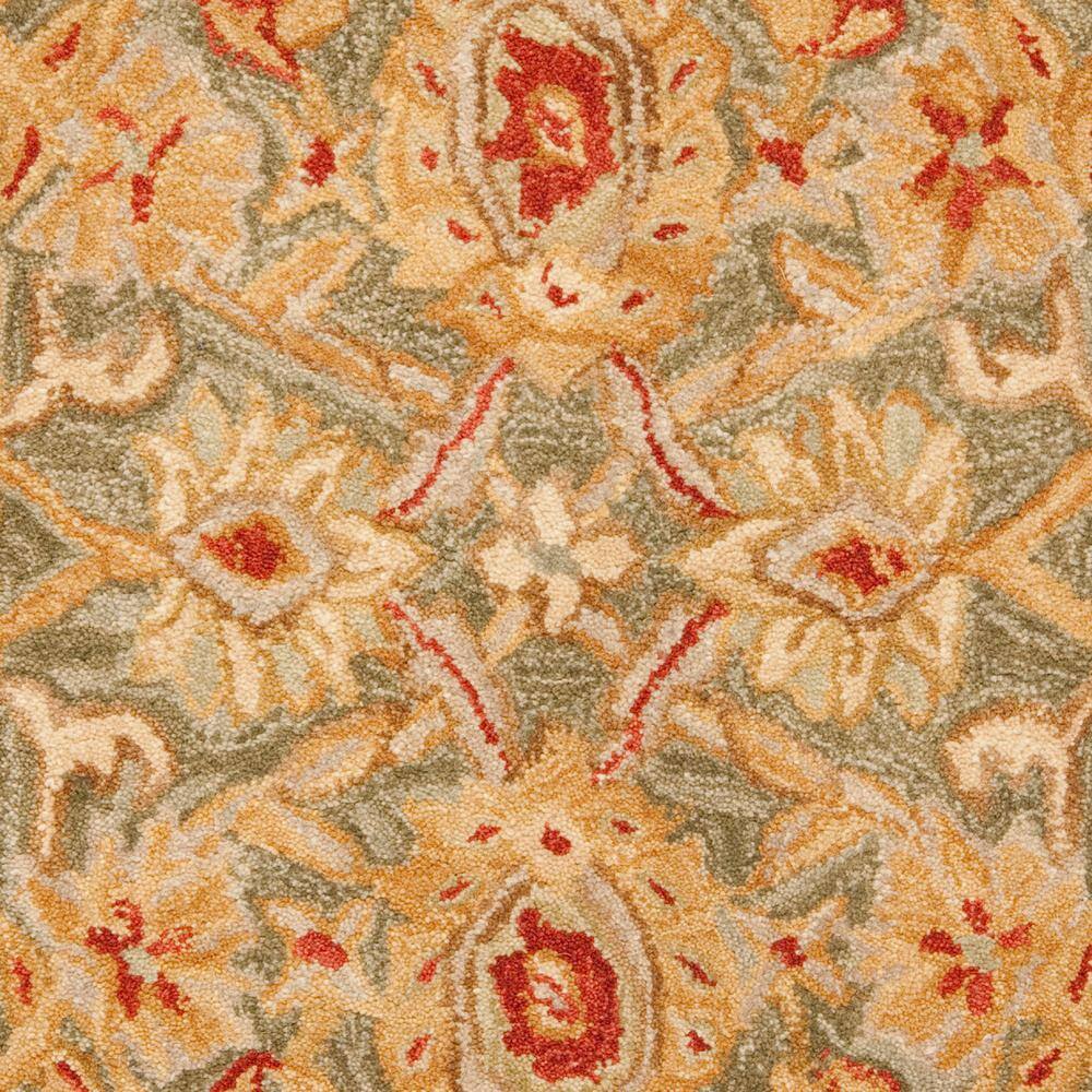 Anatolia 2' x 3' Brown and Ivory Hand Tufted Wool Area Rug
