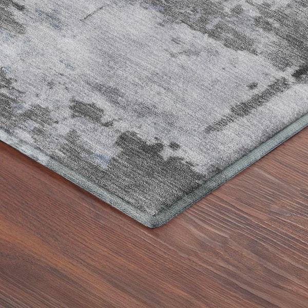 Mayfield Premium Machine Washable Abstract AMF2362 Taupe 2 ft. x 3 ft. Accent Rug