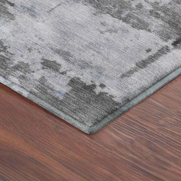 Mayfield Premium Machine Washable Abstract AMF2362 Taupe 8 ft. x 10 ft. Area Rug
