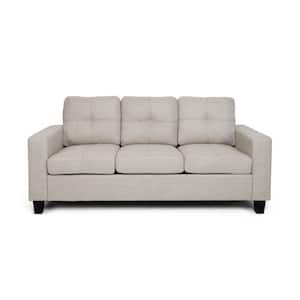 Bowden 3-Seat Beige Fabric Sofa