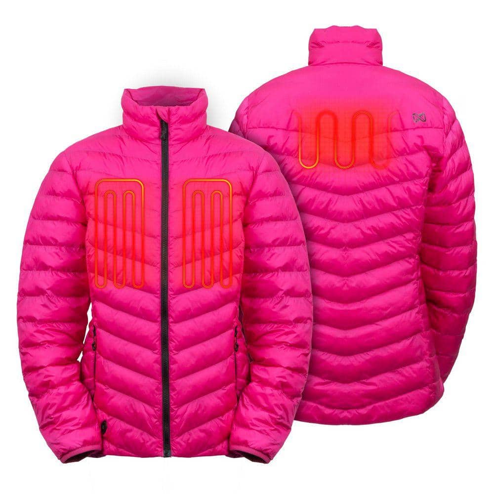 Women's MD Backcountry Xtera Heated Jacket 7. 4V Pink