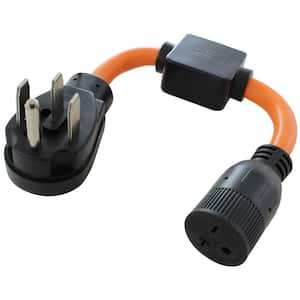 1 ft. 50 Amp 14-50P RV/Generator/Range Plug to 6-15/20 Outlet with 20 Amp Breaker