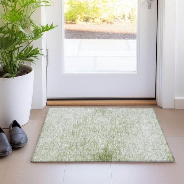 Chantille Machine Washable Indoor/Outdoor Abstract ACN1763 Sage 2 ft. x 3 ft. Accent Rug