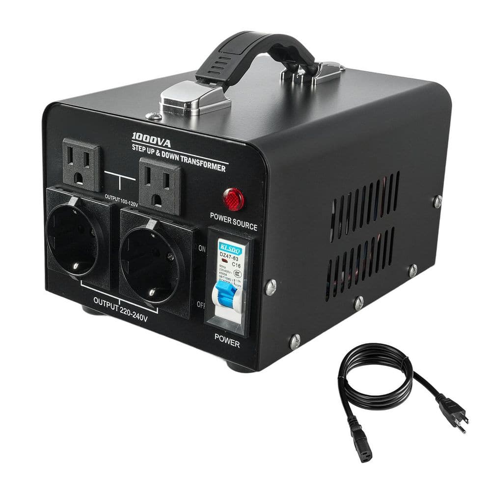 Voltage Converter Transformer 1000VA Heavy Duty Step Up/Down Power Transformer Convert from 110V to 220V and 220V to110V price history on PriceWatchPro