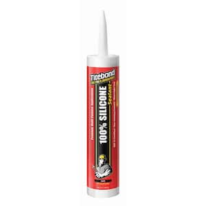 10.1 oz. 100% Silicone Sealant White (12-Pack)