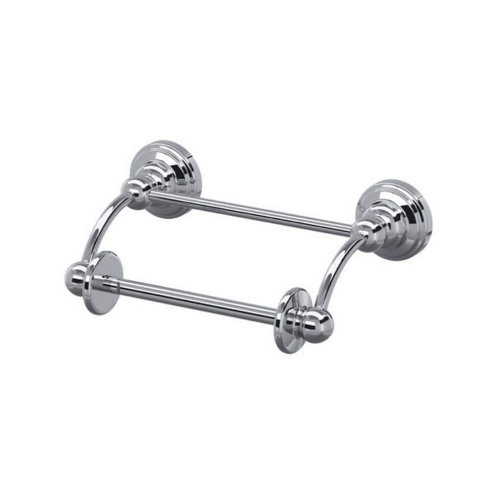 ROHL Lombardia Wall Mount Toilet Paper Holder - Polished Chrome