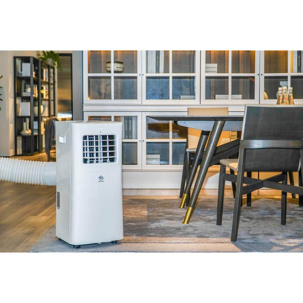 AireMax 10,000 BTU White Portable Air Conditioner with Remote