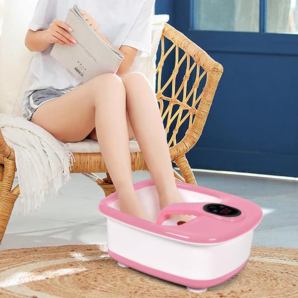 Costway Electrical Foot Tub Basin Point Massage Home Use Therapy