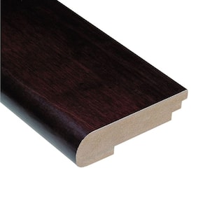 Walnut Java 3/4 in. Thick x 3-1/2 in. Wide x 78 in. Length Stair Nose Molding