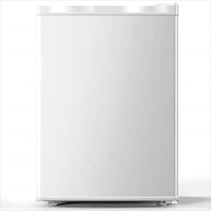 2.1 cu. ft. Upright Freezer Manual Defrost with Adjustable Feet in White