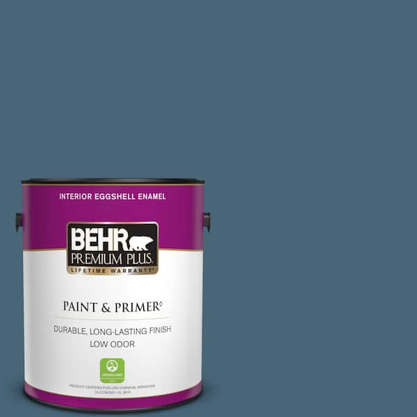 BEHR PREMIUM PLUS 1 gal. Home Decorators Collection #HDC-WR15-6 Winter Evening Eggshell Enamel Low Odor Interior Paint & Primer