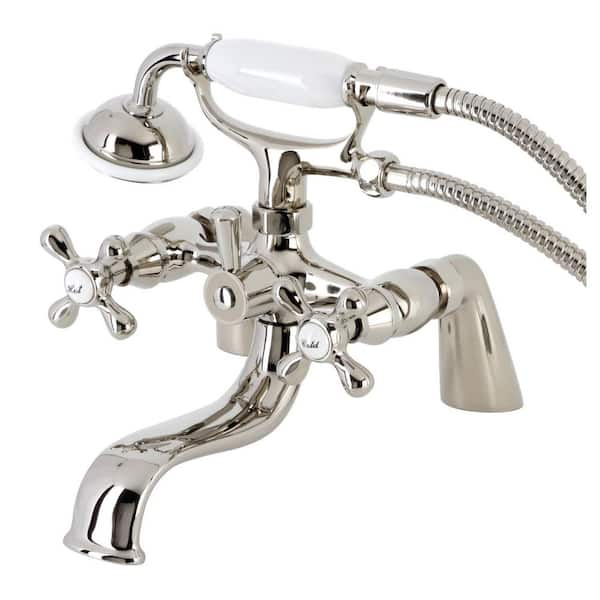 Clawfoot Tub on sale Faucet 3-Inch to 9-Inch Wall Mount Tub Faucets with Hand Shower