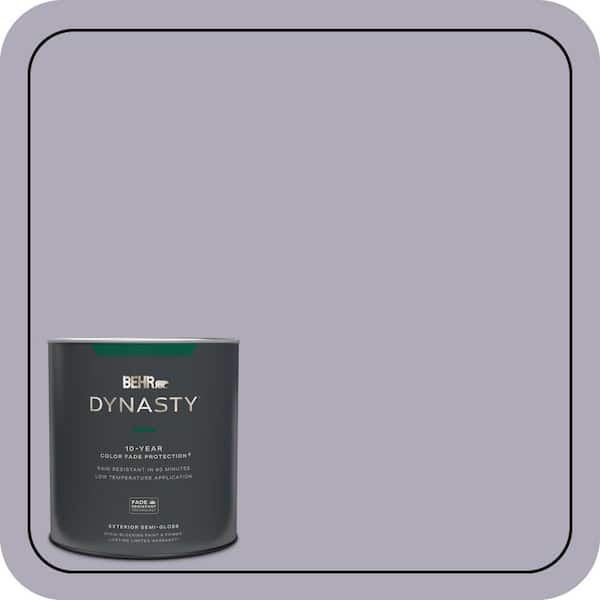 BEHR DYNASTY 1 qt. #ICC-98 Lilac Bloom Semi-Gloss Enamel Exterior Stain-Blocking Paint & Primer