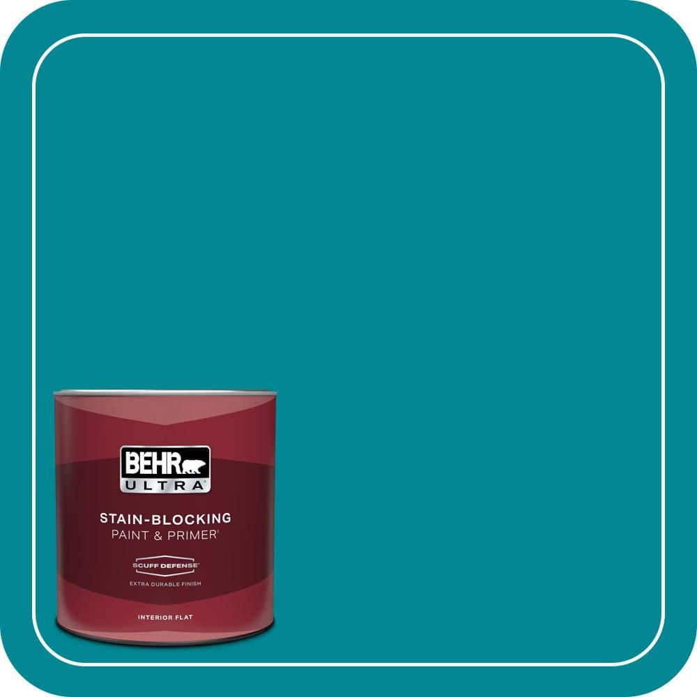 1 qt. Home Decorators Collection #HDC-SM16-06 Blue Slushie Extra Durable Flat Interior Paint & Primer price history on PriceWatchPro
