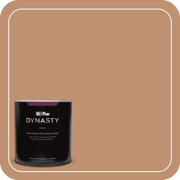 BEHR DYNASTY 1 qt. #PMD-31 Sunset Cloud Eggshell Enamel Interior Stain-Blocking Paint and Primer