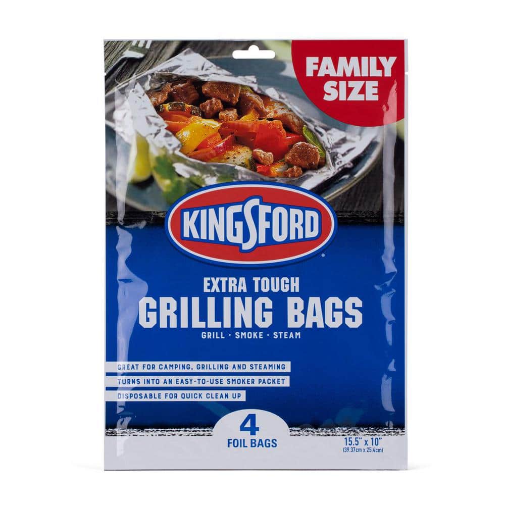 Kingsford 15.5 In. x 10 In. Aluminum Foil Grilling Bag (4-Count) BBP0496 (pack of 4)