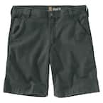 Men's 44 in. Elm Cotton/Spandex BS2514 Relaxed Fit Canvas Short