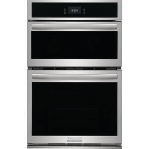 27 in. Electric Wall Oven/Microwave Combination in Smudge-Proof Stainless Steel