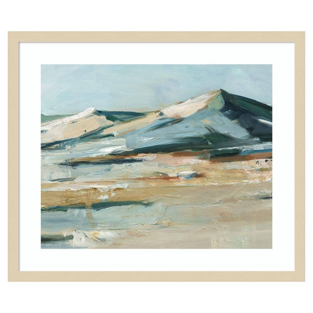 Ethan Harper Svelte Natural Framed Abstract Landscape Print