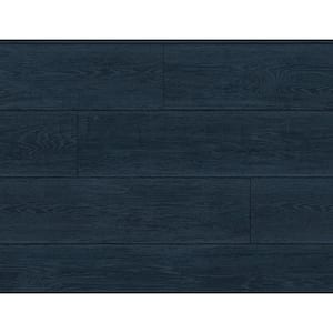 Luxe Haven Denim Blue Rustic Shiplap Peel and Stick Wallpaper (Covers 40.5 sq. ft.)