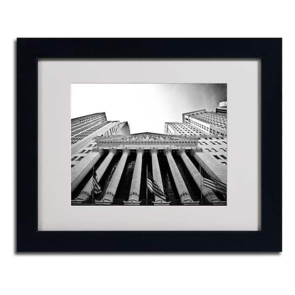 Trademark Fine Art 11 in. x 14 in. The New York Stock Exchange Matted ...