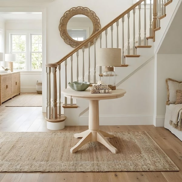 Olivia Ready to Finish 30 in. Unfinished Round Dining Table