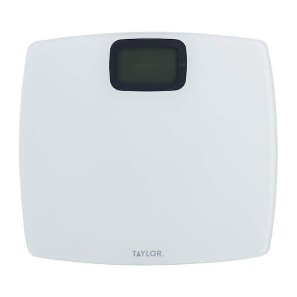 Taylor Precision Products Digital Bathroom Scale in White