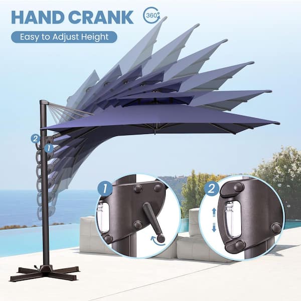 corona patio umbrella prices CORONA BEER  6 PANEL PATIO MARKET UMBRELLA BLUE WHITE CANVAS WOOD POST 7'  NIB