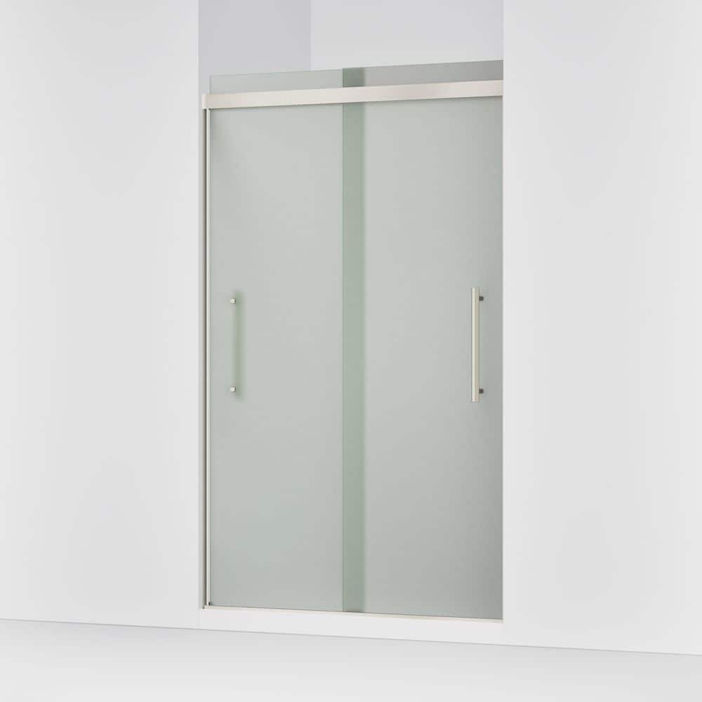 KOHLER Pleat 45-48 in. W x 79 in. H Frameless Sliding Shower Door
