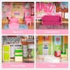 MDF Wooden Dreamy Dollhouse, Gift for Kids TOY-CYEL-152 - The Home Depot