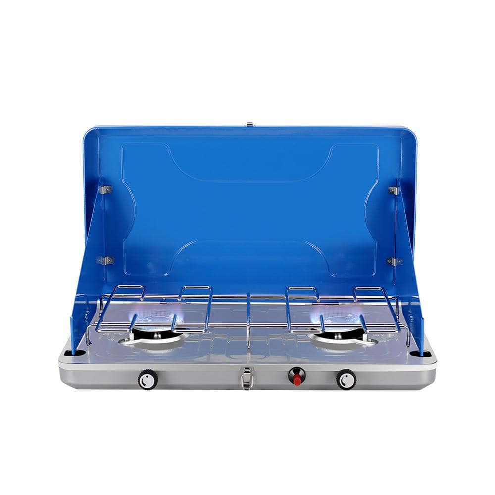 Best Buy: Stansport Outfitter Series 2-Burner Propane Stove Blue