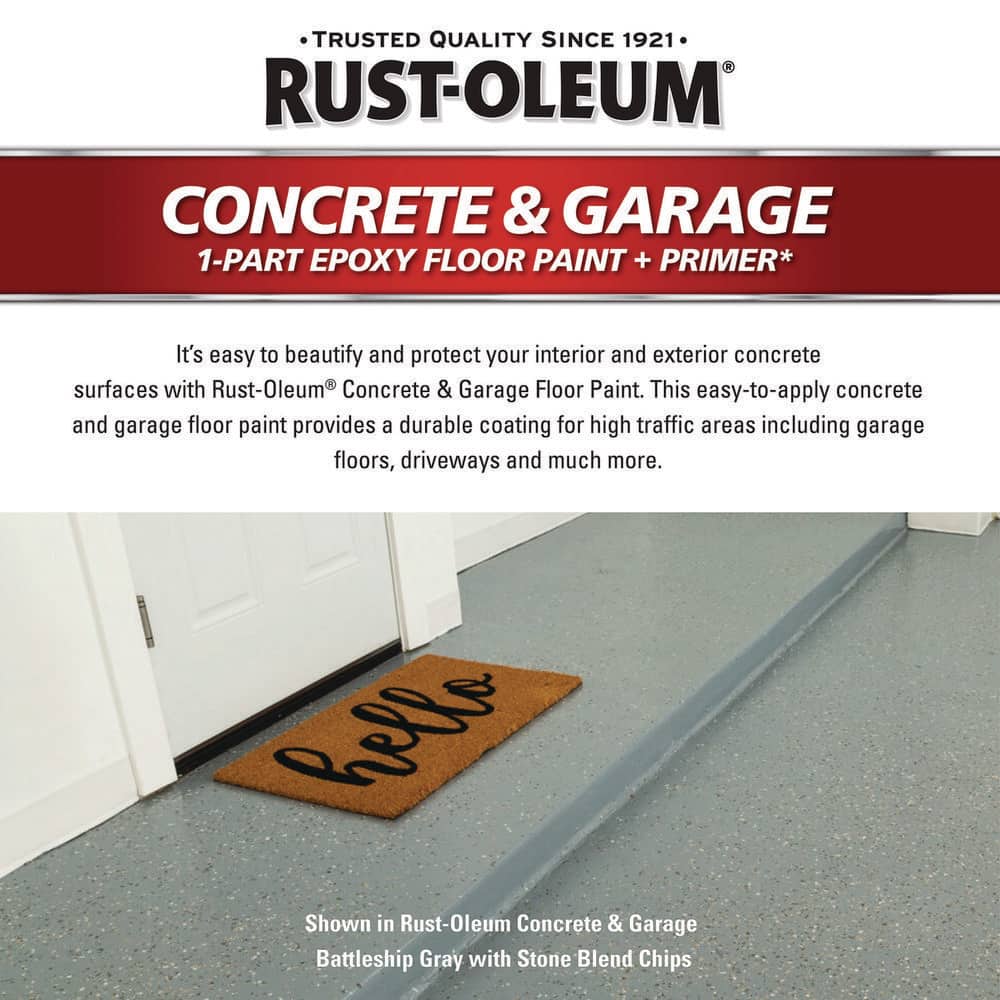 Armor Gray Satin Epoxy Concrete & Garage Floor Paint