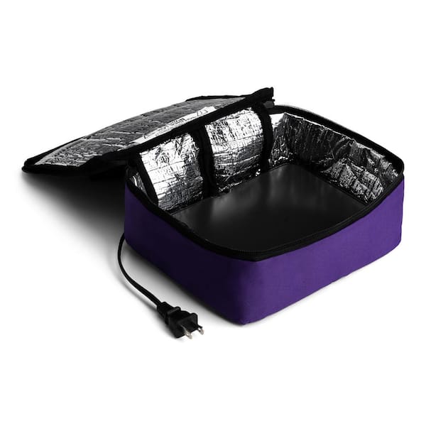 HOTLOGIC Purple Mini Portable Thermal Food Warmer Lunch Bag for Home,  Office, and Travel 16801468-PUR - The Home Depot