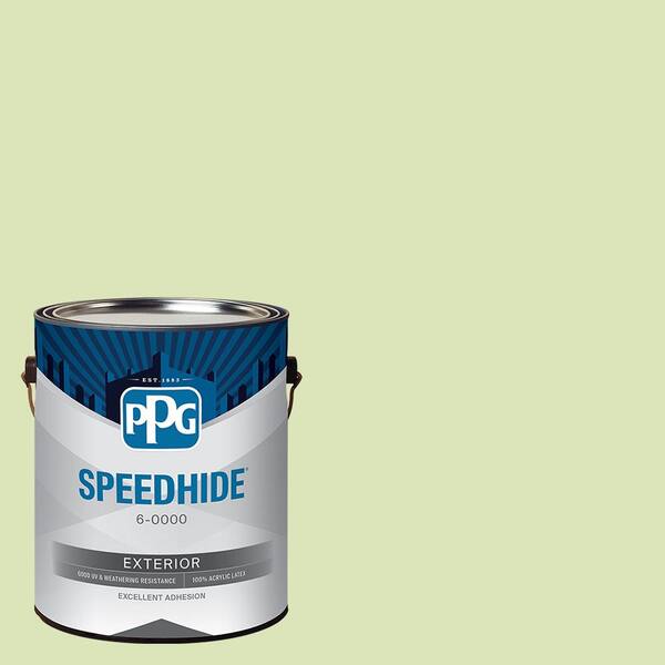 SPEEDHIDE 1 gal. PPG1222-3 Aloe Vera Flat Exterior Paint