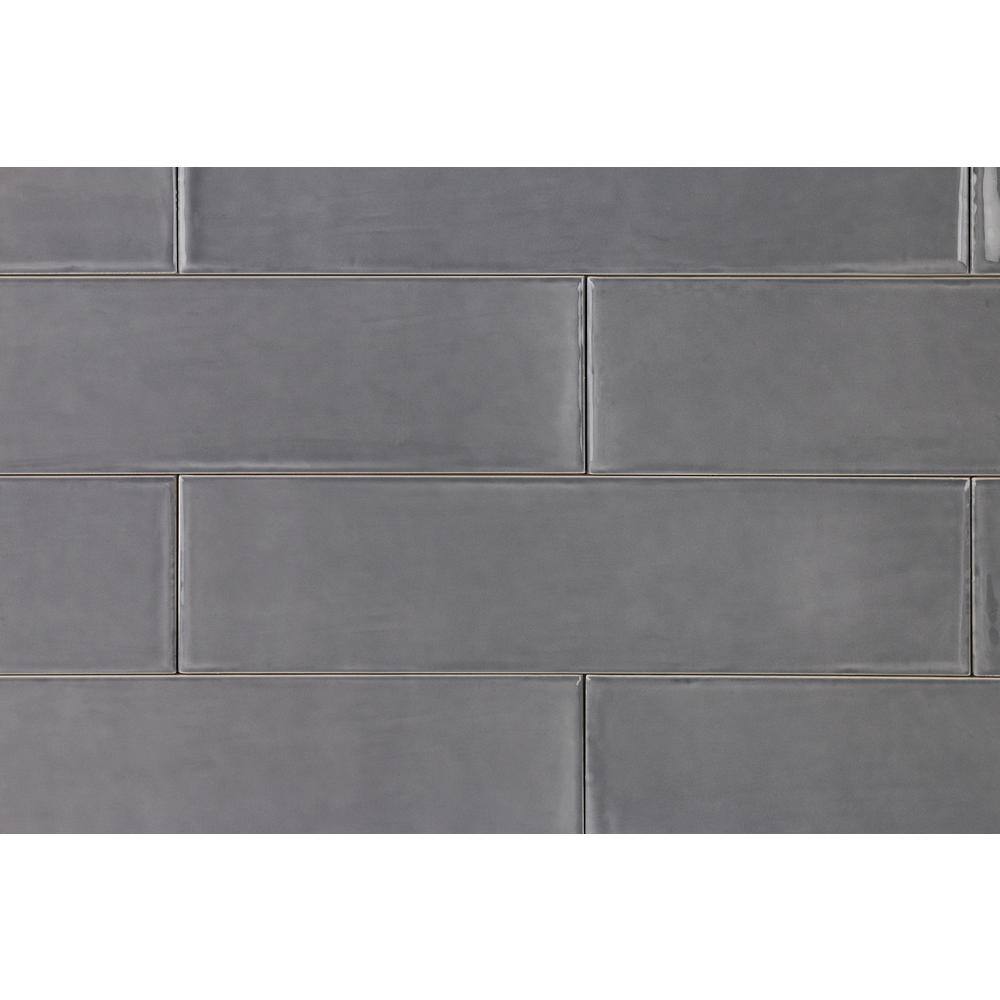 Bolton 3'' x 12'' Polished Gray Ceramic Subway Tile