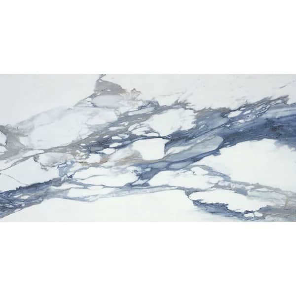 Apollo Tile Splendor Superiority Blue 4in. X 5in. Polished Porcelain Rectangular Wall and Floor Sample Tile 0.14 sq. ft./Case,1-Pack