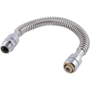 3/4 in. Push-to-Connect x 3/4 in. MIP x 18 in. Corrugated Stainless Steel Tankless Water Heater Connector