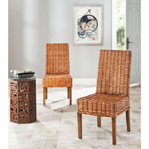 Sanibel Light Brown Wood Side Chair (Set of 2)