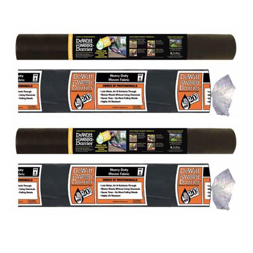 3 ft. x 100 ft. 4.1-Ounce Landscape Weed Barrier Fabric (2 Pack) price history on PriceWatchPro