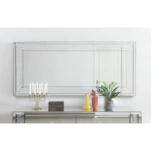 72in H x 32in W rectangle Clear LED Mirror
