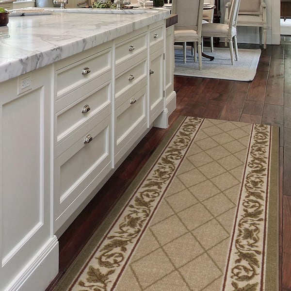 Regent Tan 26 in. x Your Choice Length Stair Runner