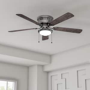 Hugger 52 in. LED Gunmetal Ceiling Fan